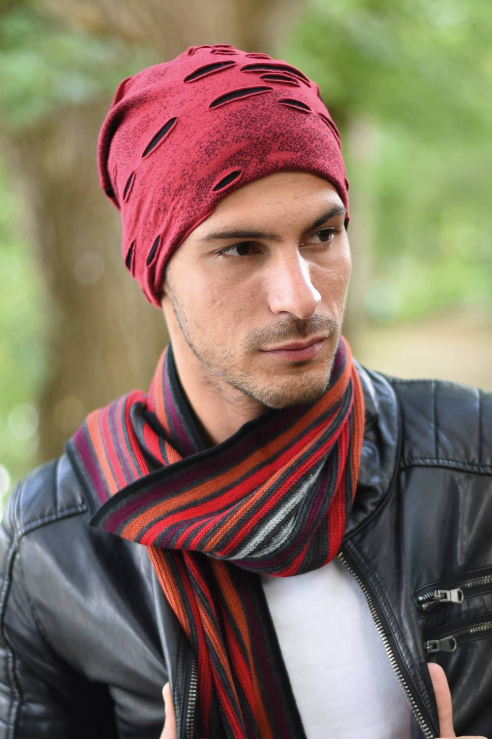 Stylebreaker Beanie Mütze im Destroyed Vintage used Look Weihnachtsangebot