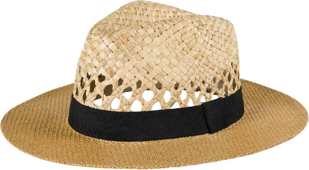 Stylebreaker Panama Strohhut mit Stoff Zierband Zeitlich begrenztes Angebot