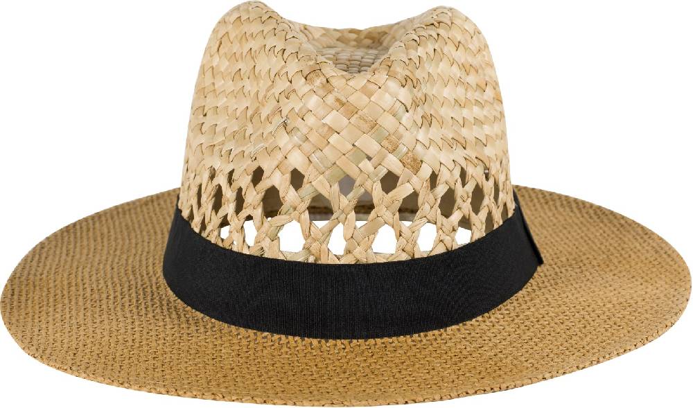 Stylebreaker Panama Strohhut mit Stoff Zierband Zeitlich begrenztes Angebot