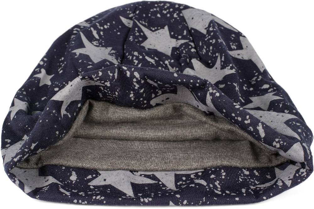 Stylebreaker Beanie Mütze mit Sterne Splat Style Print Bestseller