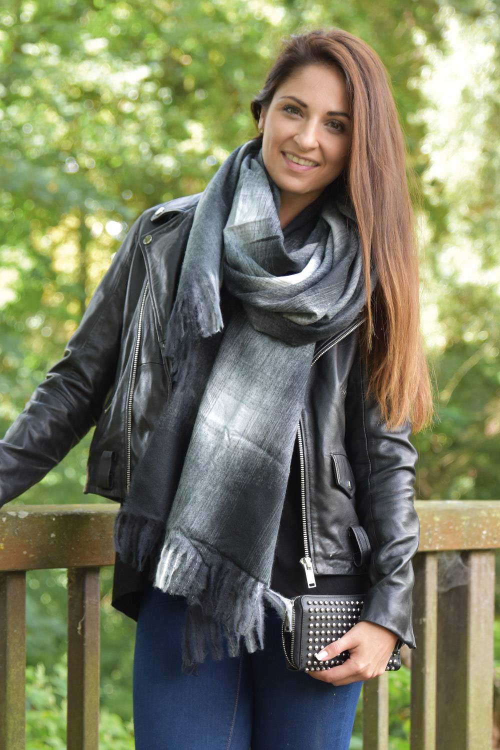 Stylebreaker Schal mit Karo Muster und Fransen Bis zu 55% Rabatt
