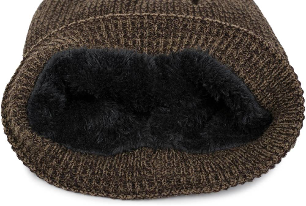 Stylebreaker Melierte Feinstrick Beanie Mütze mit Fleece Discount Store für neue Produkte