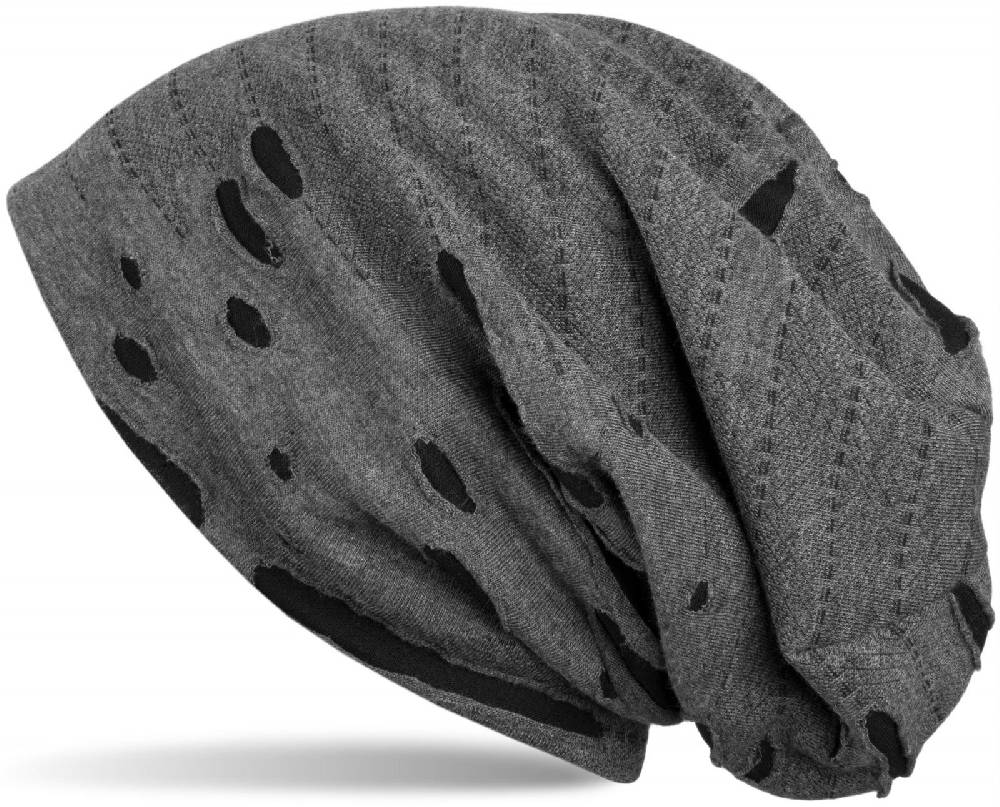 Stylebreaker Loop und Beanie Set im Destroyed used Look Fabrikladen