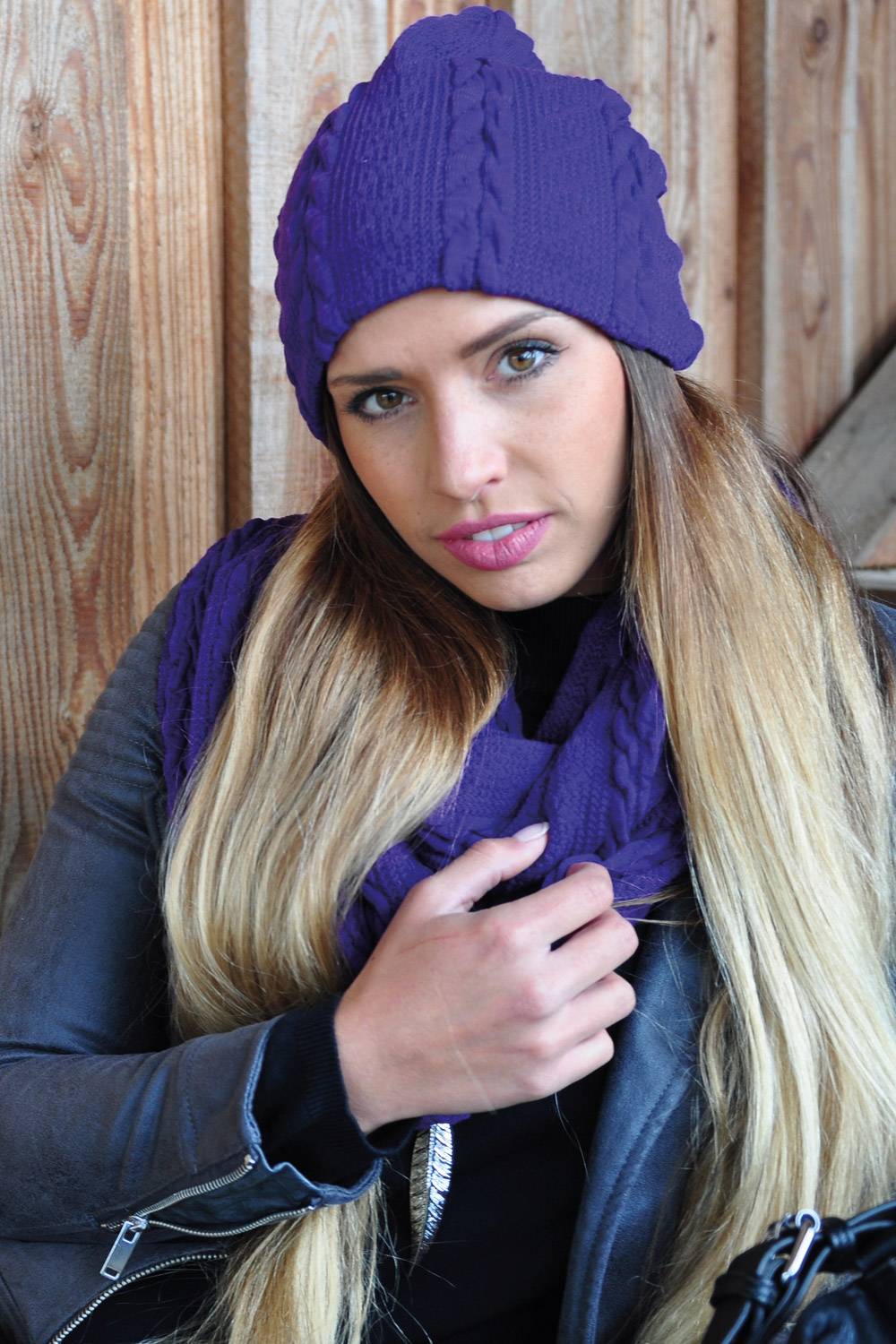 Stylebreaker Feinstrick Loop mit Zopfmuster Cyber Monday