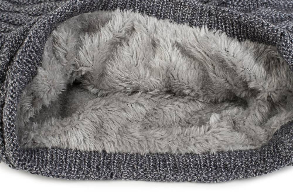 Stylebreaker Feinstrick Beanie mit Wellen Muster Neueste Mode