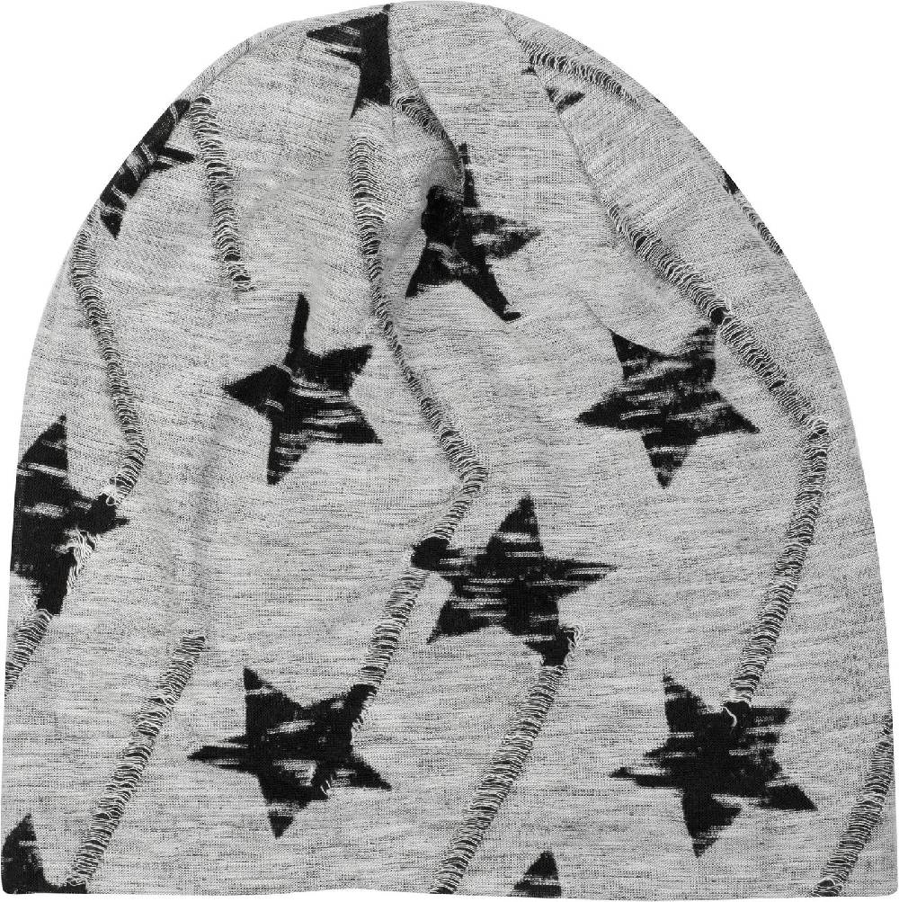 Stylebreaker Beanie Melange mit Sterne Print Bestseller