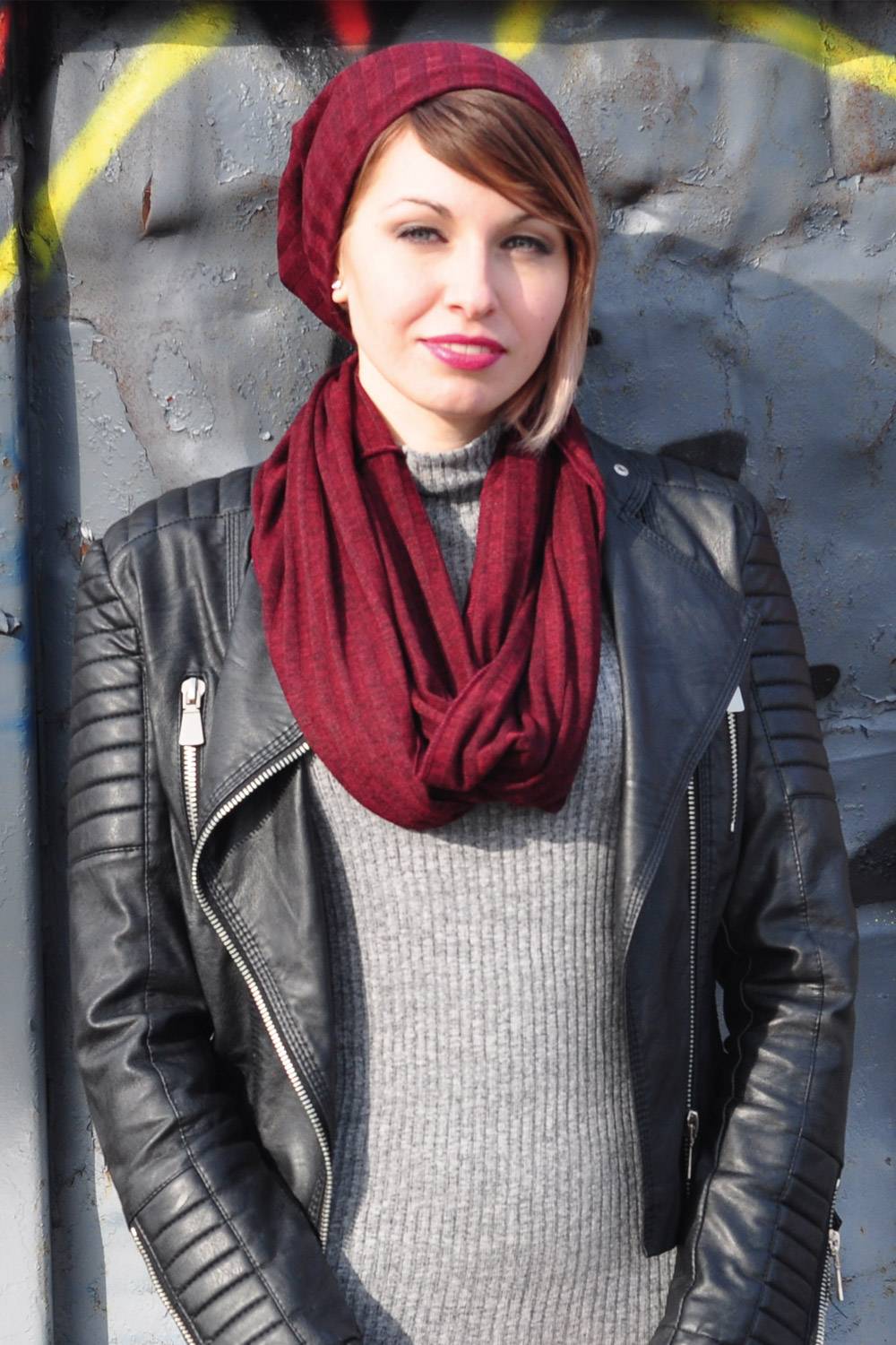 Stylebreaker Feinstrick Beanie mit Streifen Melange Saisonale Angebote