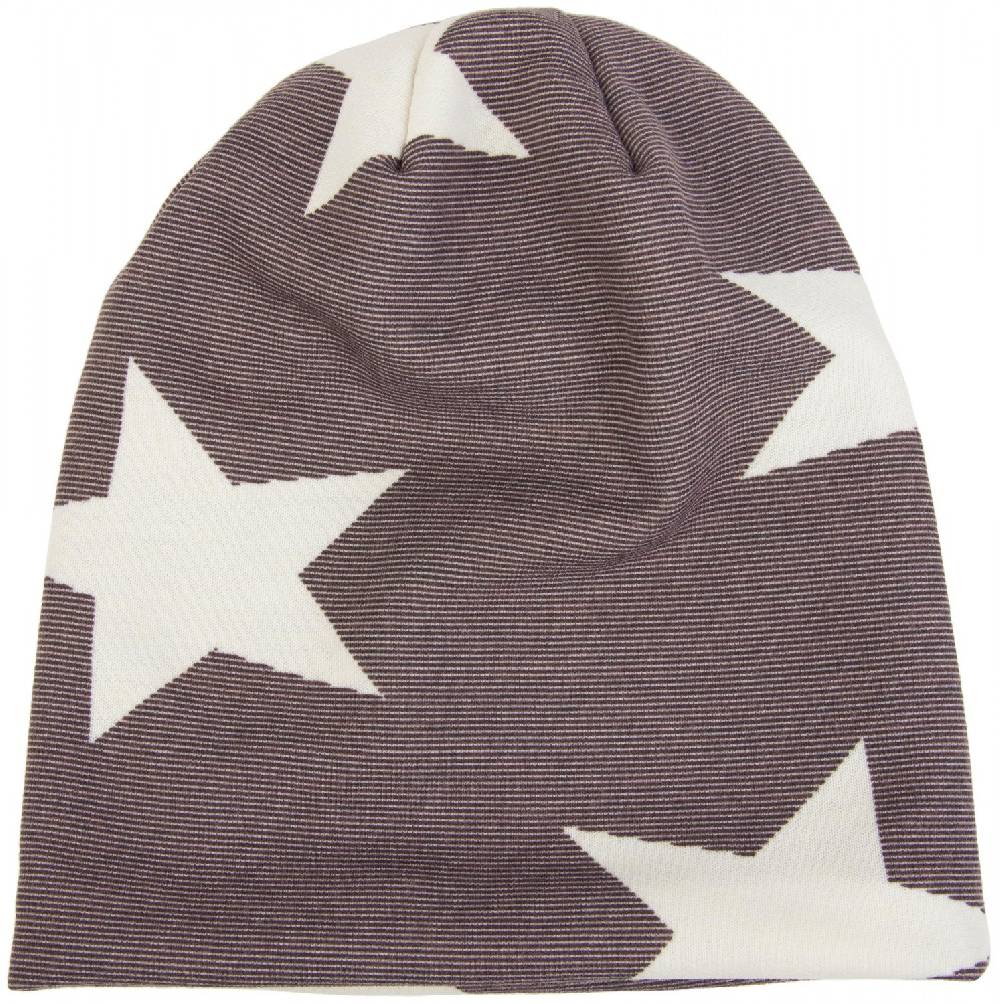 Stylebreaker Feinstrick Beanie mit Sterne, Streifen Muster Fabrikladen