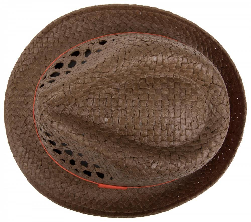 Stylebreaker Strohhut mit farbigem Zierband Im Verkauf