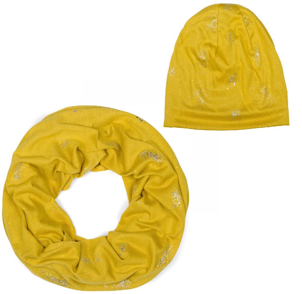 Stylebreaker Loop und Beanie Set mit Glitzer und Pailletten Hotsell