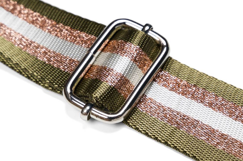 Stylebreaker Wechsel Taschengurt Metallic Streifen Muster Vatertagsangebot