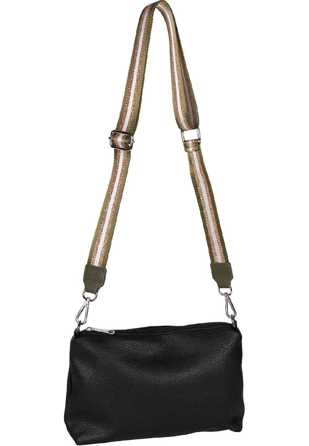 Stylebreaker Wechsel Taschengurt Metallic Streifen Muster Vatertagsangebot