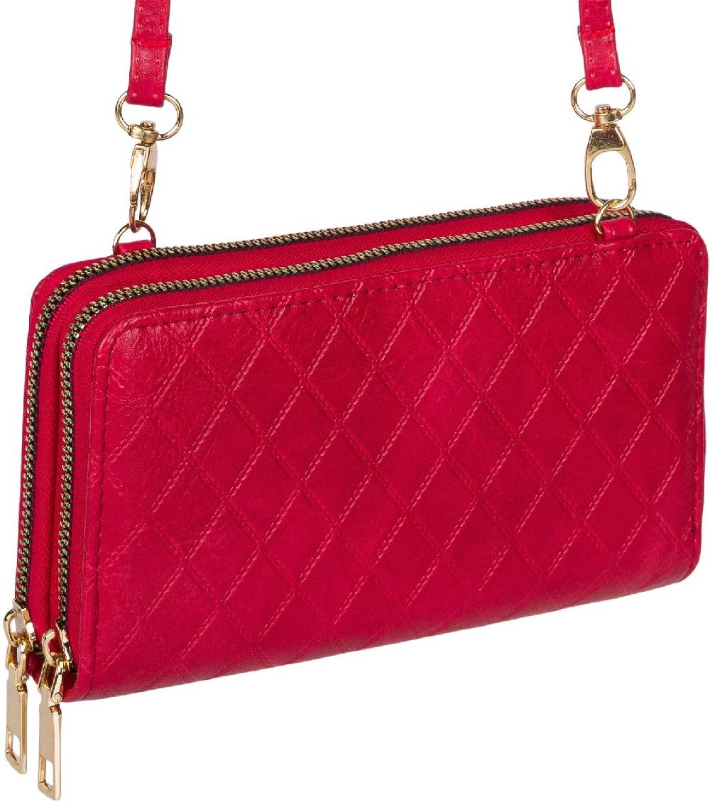 Stylebreaker 2 in 1 Umhängetasche - Geldbörse Rauten Online Outlet
