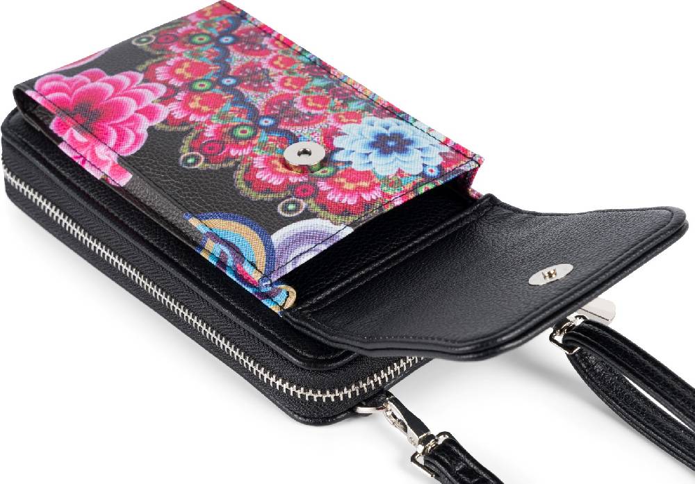 Stylebreaker Mini Bag Ethno Blumen Blüten - RFID Schutz Große Rabatte