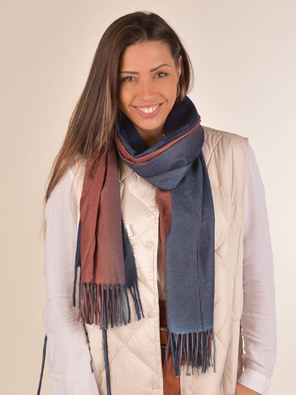 Stylebreaker Schal mit 2-Farbigem Farbverlauf Kauf eins, bekomm eins gratis
