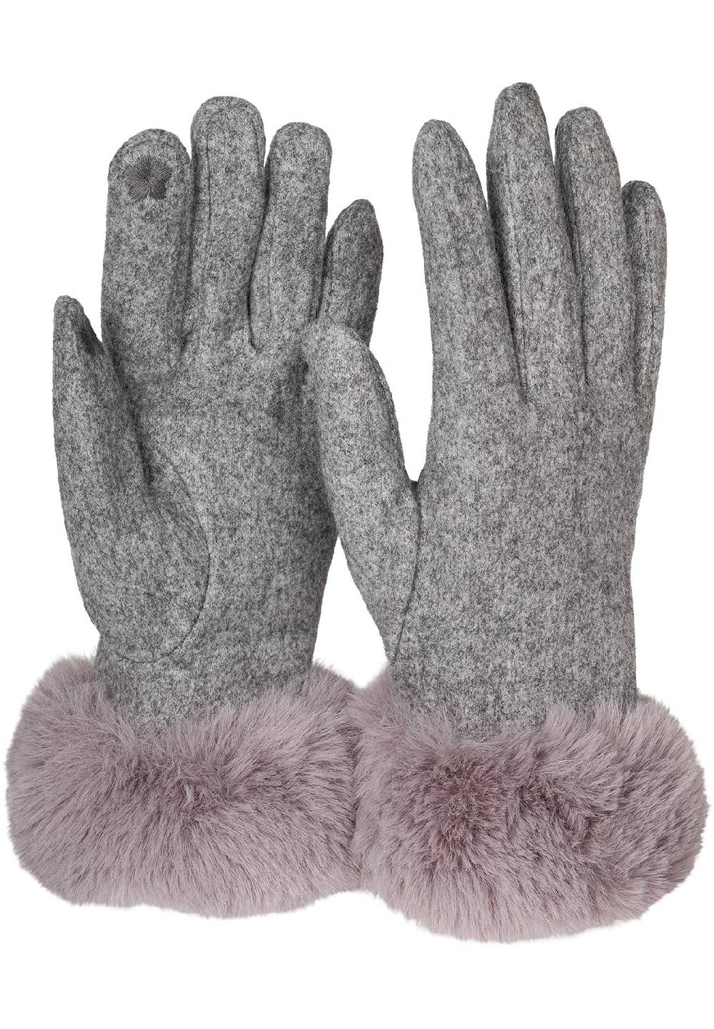 Stylebreaker Touchscreen Handschuhe mit Kunstfell Tiefpreis