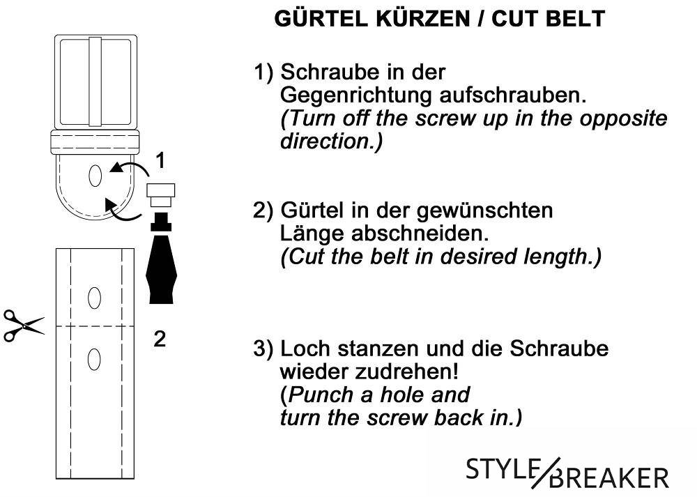 Stylebreaker Vintage Nietengürtel Günstig kaufen