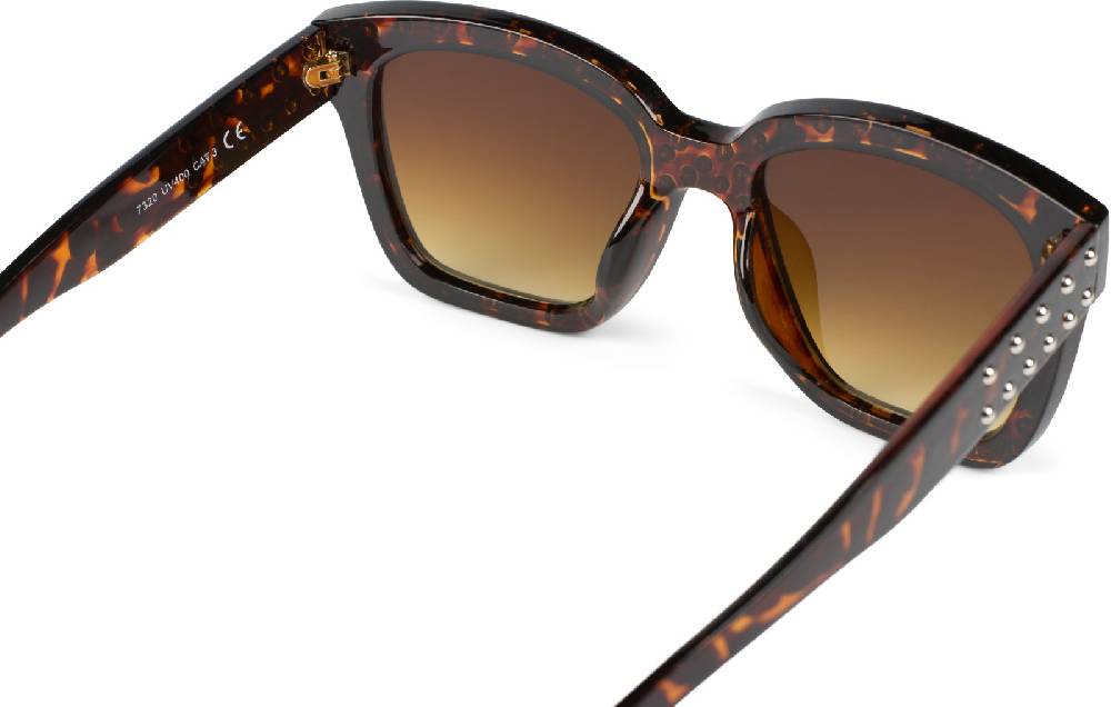 Stylebreaker Oversize Sonnenbrille mit Nieten Saisonschlussverkauf