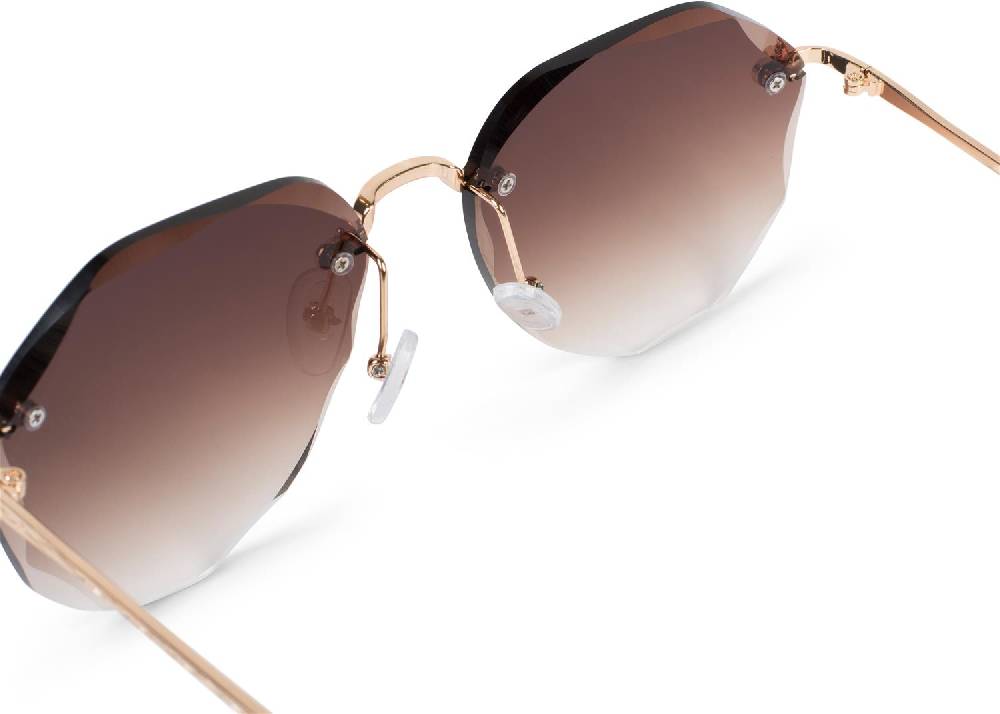 Stylebreaker Rahmenlose Piloten Sonnenbrille mit Diamant Schliff Muttertagsangebot