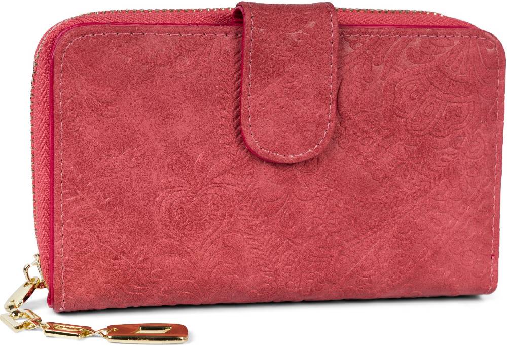Stylebreaker Geldbörse mit Paisley Blumen Blüten Prägung Blitzangebot
