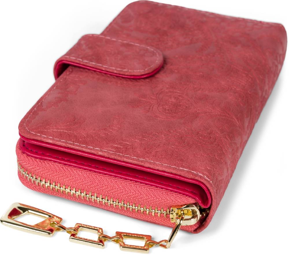 Stylebreaker Geldbörse mit Paisley Blumen Blüten Prägung Blitzangebot