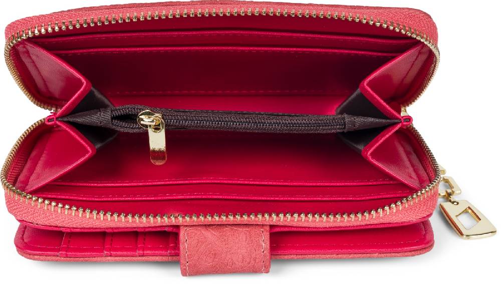 Stylebreaker Geldbörse mit Paisley Blumen Blüten Prägung Blitzangebot