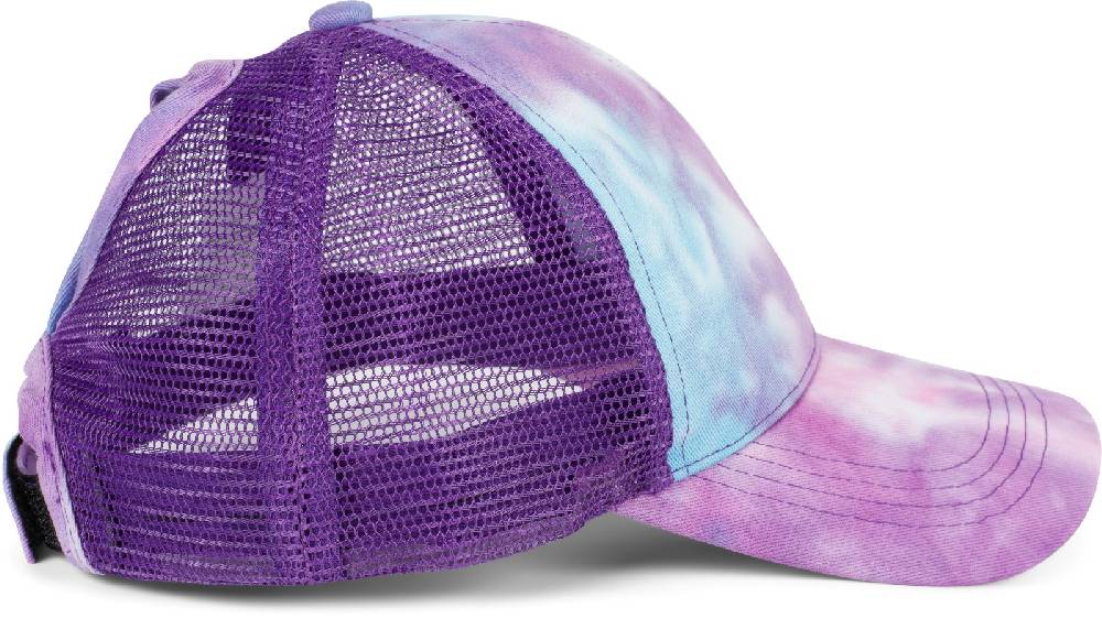 Stylebreaker Ponytail Baseball Cap Batik mit Mesh Einsatz Letzte 2 Tage