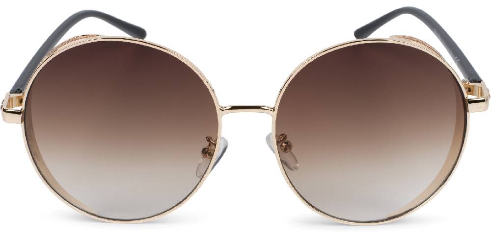 Stylebreaker Runde Sonnenbrille mit Glitzer Side Shield Zeitbegrenzte Promotion