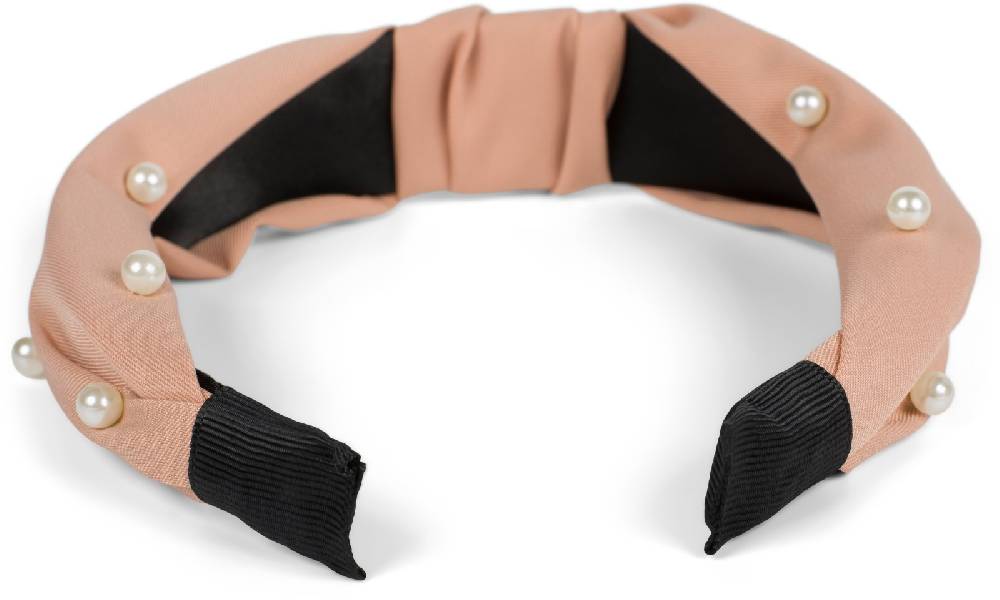 Stylebreaker Stoff Haarreif mit Perlen Bis zu 65% Rabatt