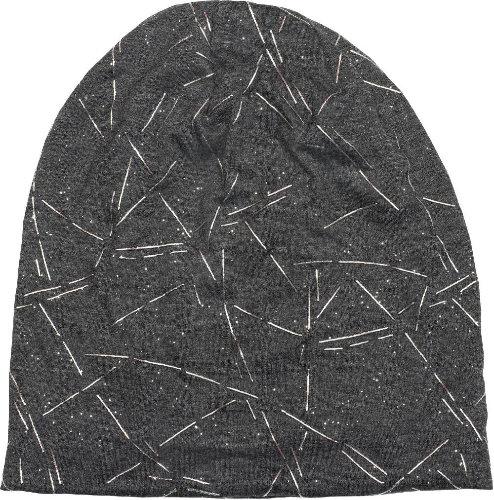 Stylebreaker Beanie Mütze mit Glitzer und Metallic Linien 50% Rabatt mit kostenlosem Versand