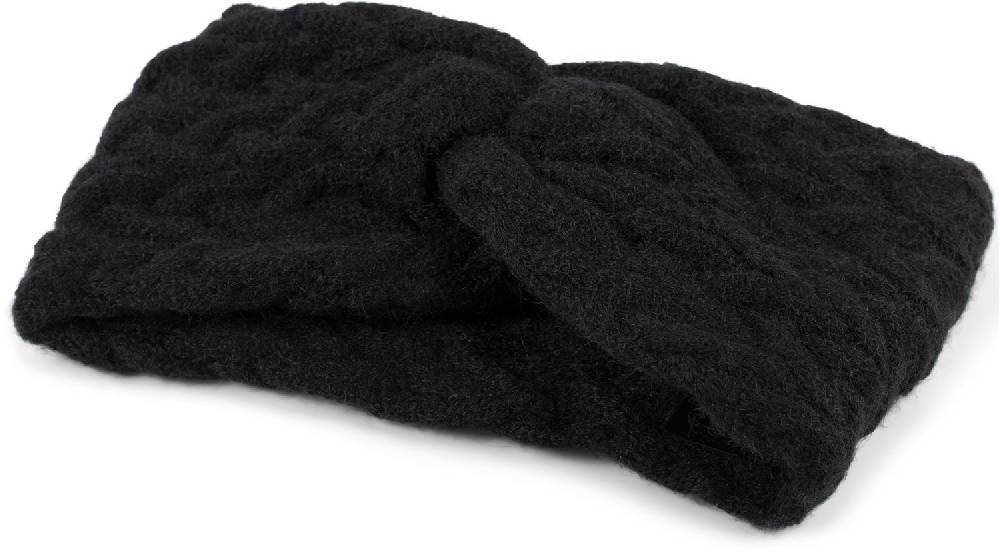 Stylebreaker Strick Stirnband mit Zopfmuster und Twist Knoten Fabrikladen