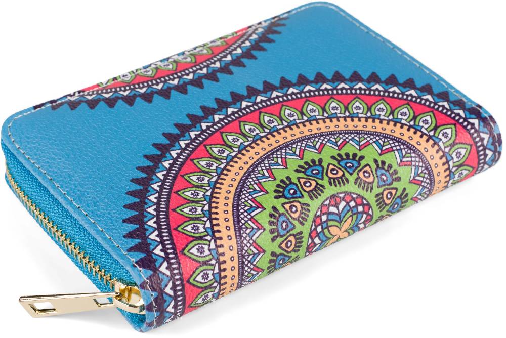 Stylebreaker Kleine Geldbörse Mandala Ornament Muster 50% Rabatt für begrenzte Zeit