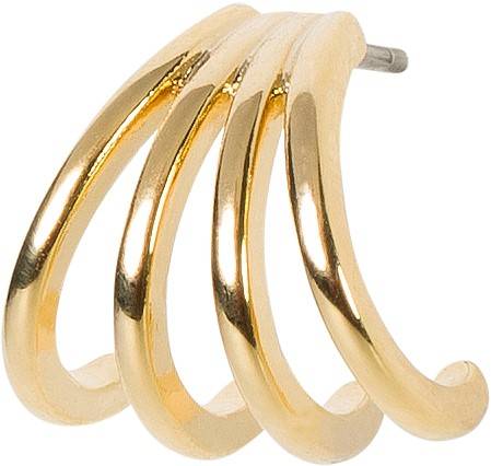 Stylebreaker Halbrunde Hoops in 4-teiliger Optik Hotsell