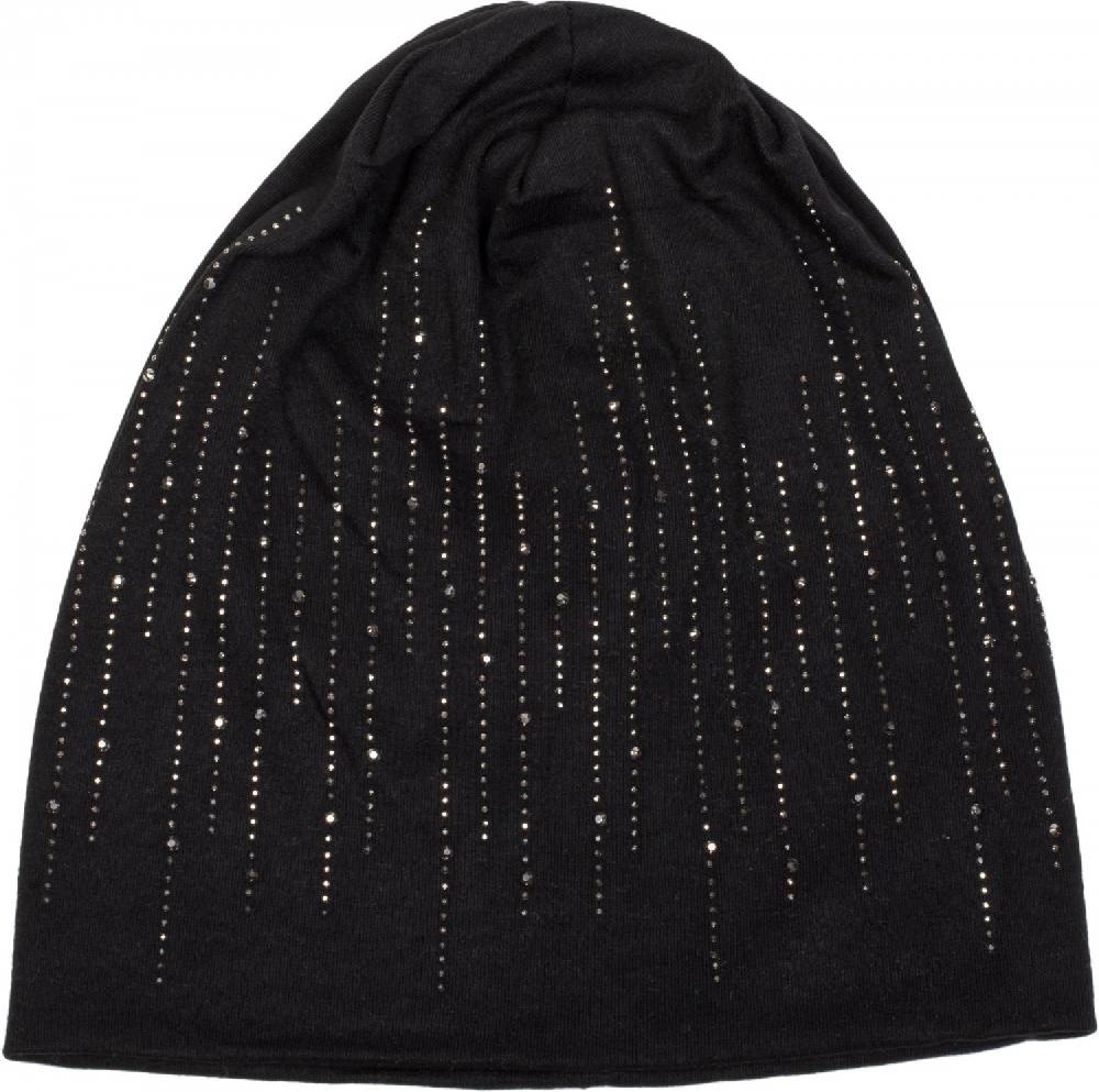 Stylebreaker Beanie mit Strass Streifen Versandkostenfrei