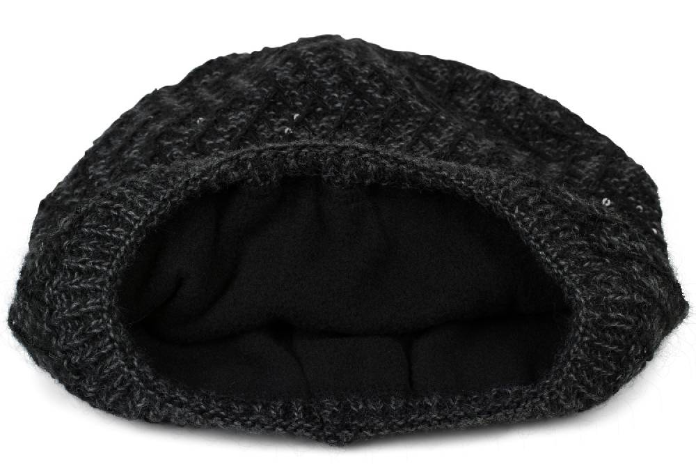 Stylebreaker Strick Beanie Mütze mit Pailletten Flash Sale