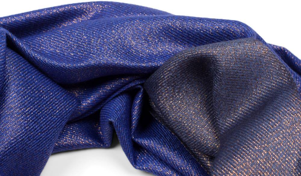Stylebreaker 2-Farbiger Glitzer Schal mit Fransen Begrenztes Angebot