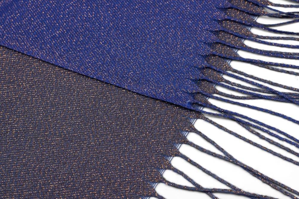 Stylebreaker 2-Farbiger Glitzer Schal mit Fransen Begrenztes Angebot