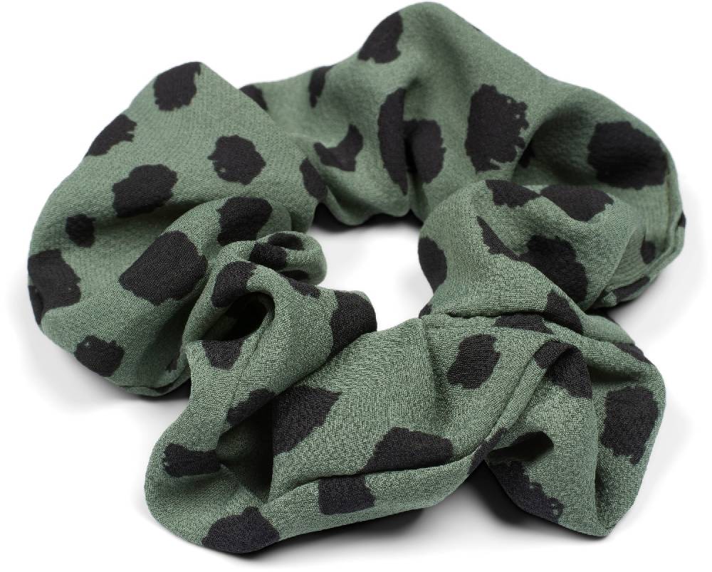 Stylebreaker Scrunchie Haargummi Dalmatiner Punkte Muster Saisonschlussverkauf