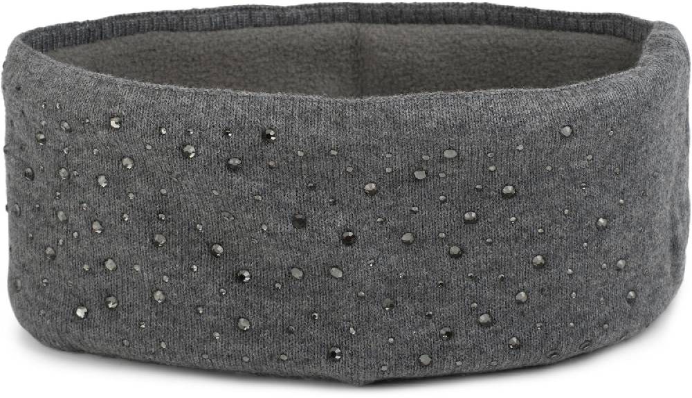 Stylebreaker Feinstrick Stirnband mit Strass