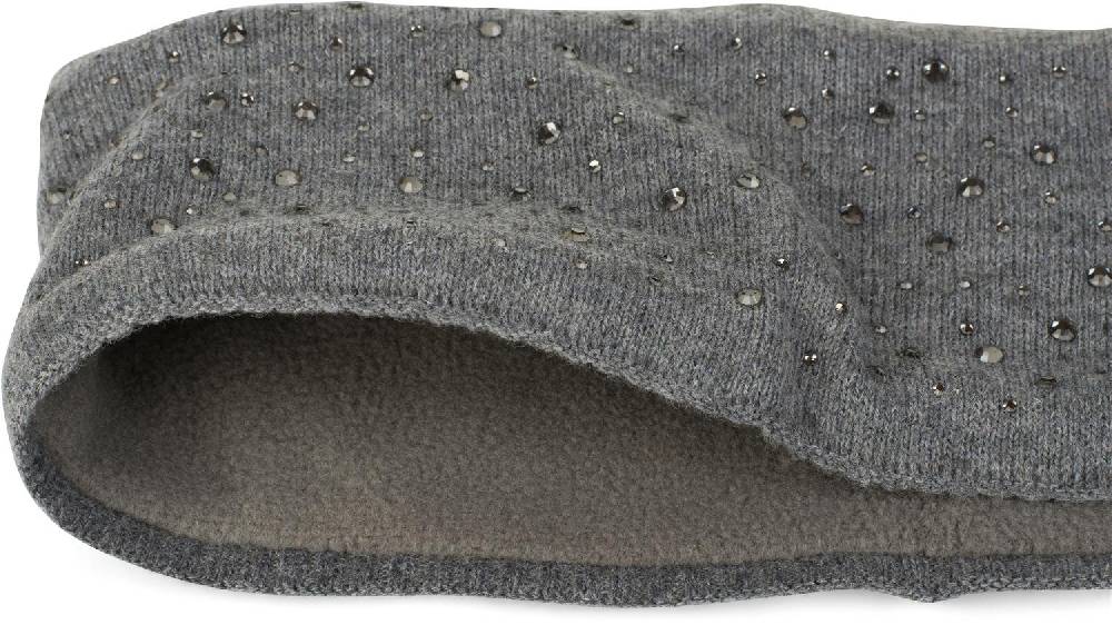 Stylebreaker Feinstrick Stirnband mit Strass Black Friday