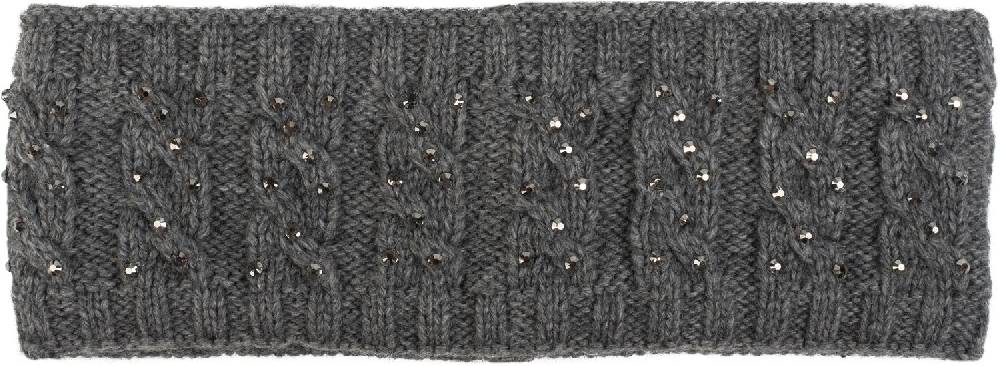 Stylebreaker Stirnband mit Zopfmuster & Strass Weihnachtsangebot