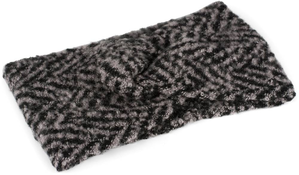 Stylebreaker Web Stirnband mit Zacken Muster und Twist Knoten Muttertagsangebot