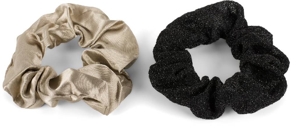 Stylebreaker 2-Teiliges Scrunchie Haargummi Set Lagerräumung