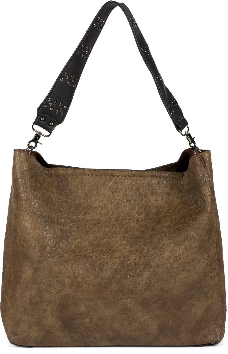 Stylebreaker 2 in 1 Schultertasche mit Nietengurt und Innentasche Riesige Ersparnisse