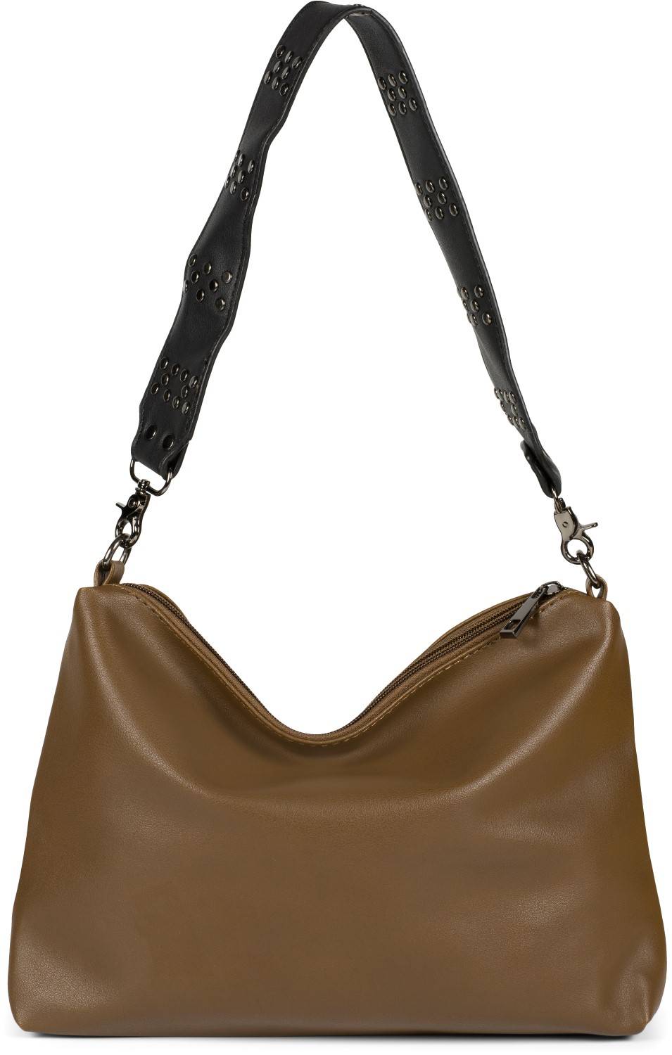 Stylebreaker 2 in 1 Schultertasche mit Nietengurt und Innentasche Riesige Ersparnisse