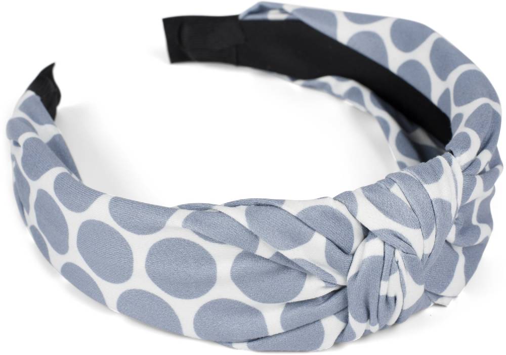 Stylebreaker Haarreif mit Polka Dots Punkte Muster