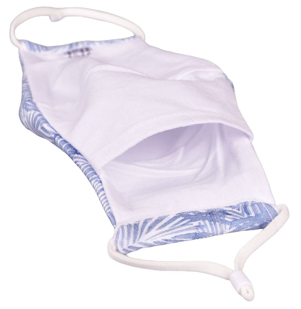 Stylebreaker Stoffmaske mit Blätter Muster Print Sonderangebot der Fabrik