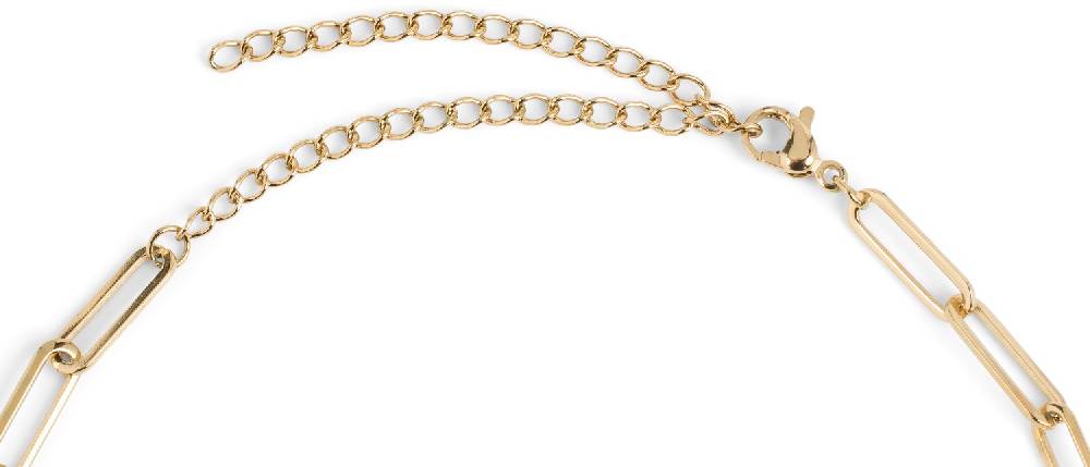 Stylebreaker Edelstahl Glieder Halskette Clearance-Verkauf