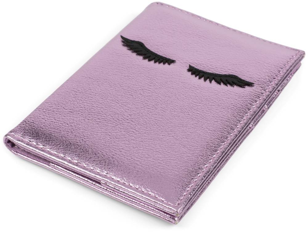 Stylebreaker Metallic Reisepasshülle Lashes Auslauf