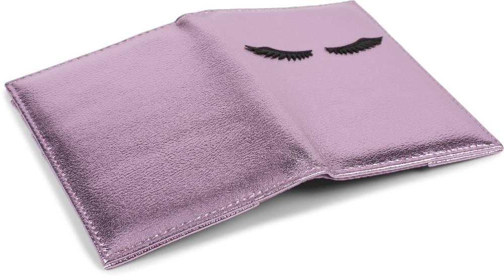 Stylebreaker Metallic Reisepasshülle Lashes Auslauf